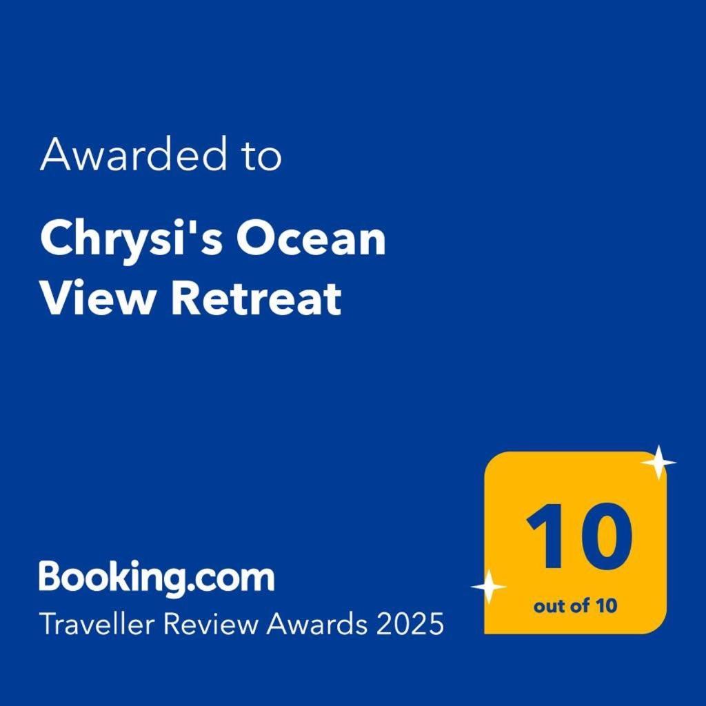 Chrysi'S Ocean View Retreat Villa Kerames Eksteriør billede